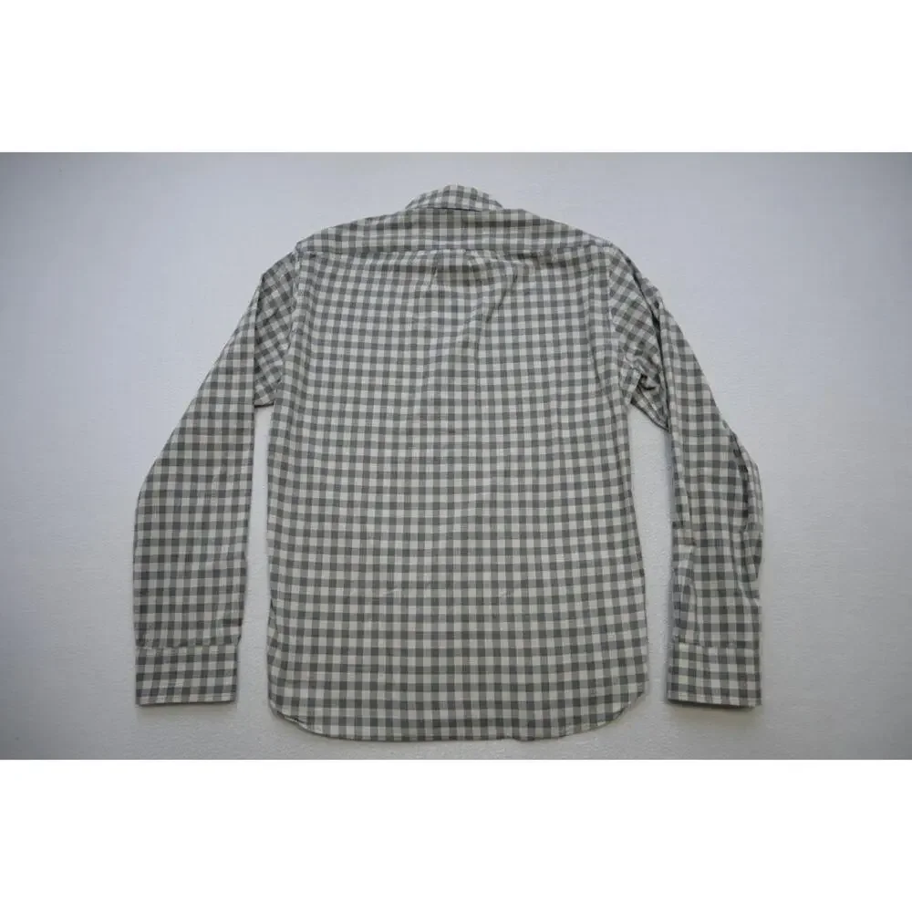 J Crew Slim‎ Fit Dress Shirt Plaid Casual Long Sleeve Button Up Mens Sz Medium